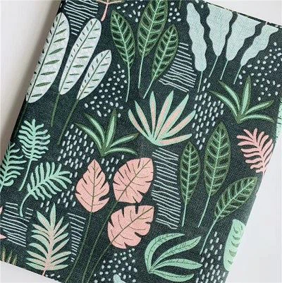 flower elegant linen print