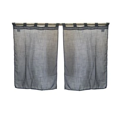 Sheer linen curtains
