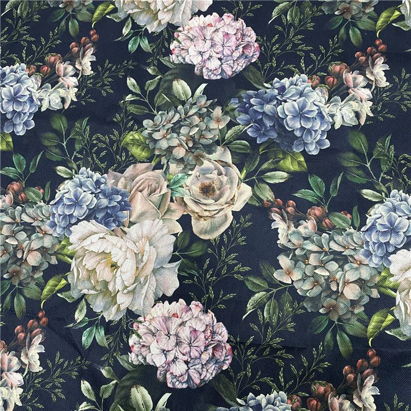 floral linen fabric
