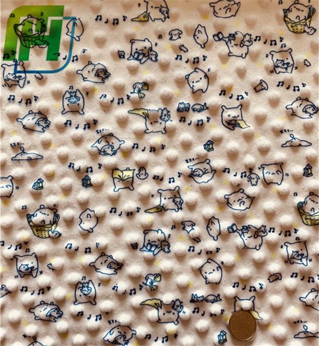 Minky Dot Micro Velboa Fabric
