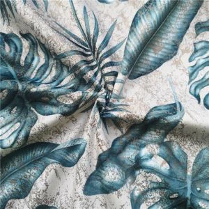 Hjem Print Velvet Stof