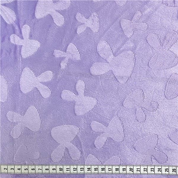 Blødt Velboa tæppe kanin stof