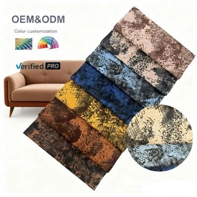Velvet Africa Print Design Stof
